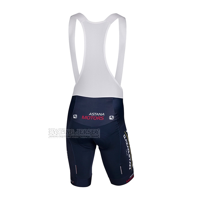 2022 Cycling Jersey Astana Blue Short Sleeve and Bib Short